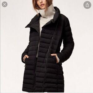 Aritzia Babaton Reza Black Puffer Down Coat